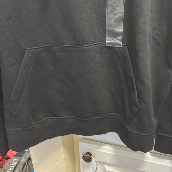 Nike Black hooded sweatshirt with white logo NWT - Picture 4 of 12